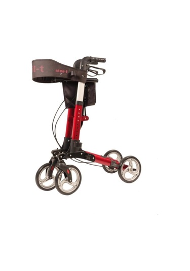 4 Tekerli Yürüteç Rollatör Lüx Oturaklı Katlanabilir Lüx Alüminyum