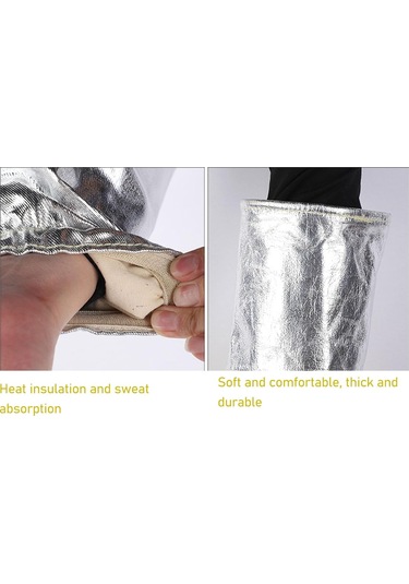 1 Çift Alüminyum Folyo Kolu, Kaynak İçin Endüstriyel Isı Yalıtımlı Manşonlar