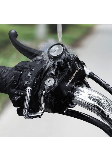 Knmaster Evrensel Motosiklet Kask Kilidi 22-26 Mm Siyah
