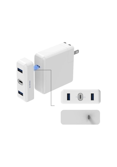 Usb Çoğaltıcı Çoklayıcı Usb-C Şarj Aleti Kılıfı Usb-C 61W-87W