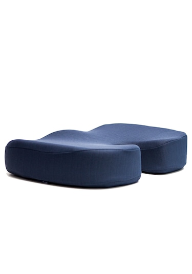 Viscower Visko Coccyx Ortopedik Hemaroid Oturma Minderi Lacivert