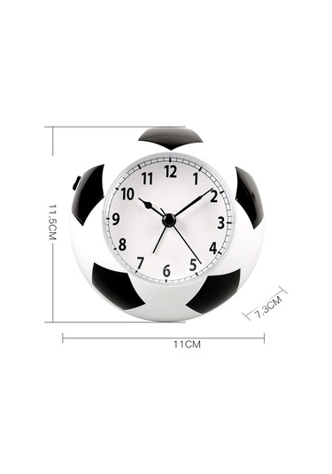 Turuncu Yaratıcı Çocuk Çalar Saati Öğrenci Basit Futbol Saati Diğer