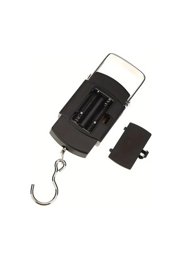 Xuweiwei Siyah 50kg Dijital Bavul Terazisi Seyahat Mutfak Tartısı Siyah