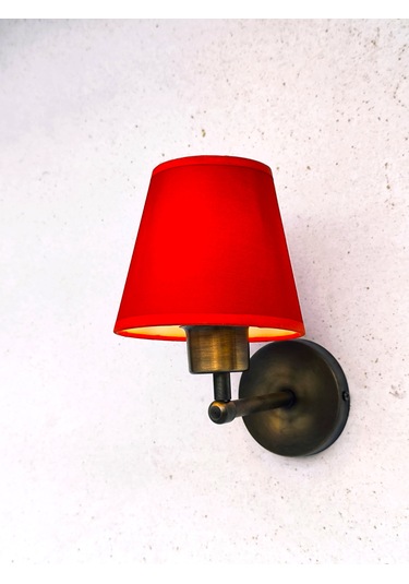 Shimmer Duvar Apliği Eskitme Gold Kırmızı Başlıklı Kırmızı