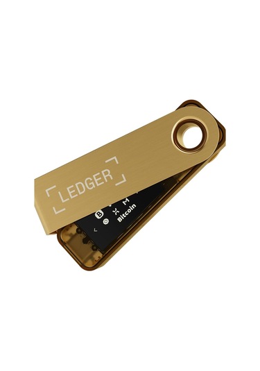 Ledger Nano S Plus Altın Kripto Donanım Cüzdanı Çok Renkli