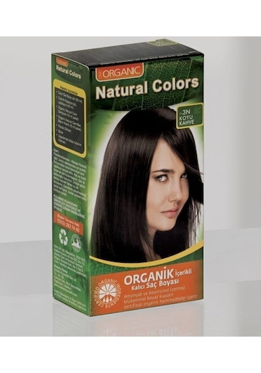 Natural Colors 3n Koyu Kahve Organik Saç Boyası