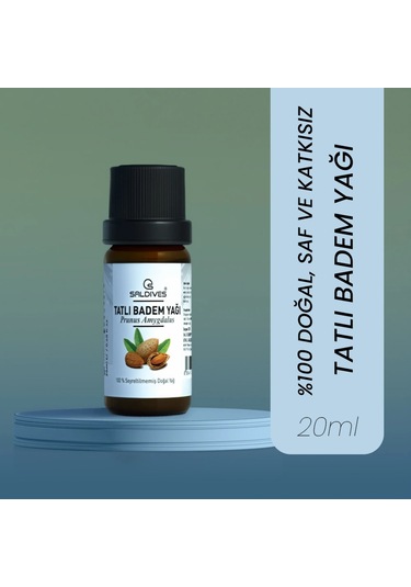 Saldives Tatlı Badem Yağı 20 ML