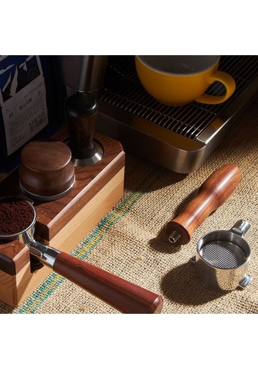 Createtech Delonghi Ec680/ec685 51mm Paslanmaz Çelik Ve Gül Ağacı Portafiltre - Filtre Sepeti Dahil Diğer