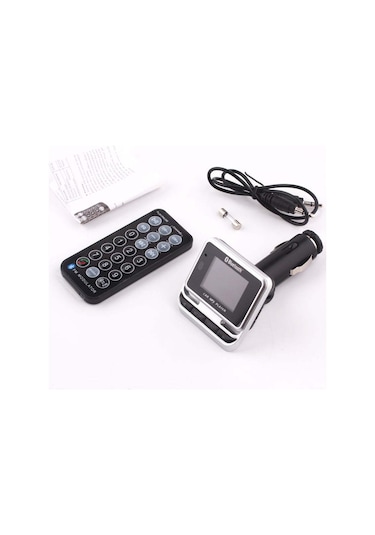 Leezsing Araç Bluetooth Fm Vericili Mp3 Çalar - 1.4" Lcd Ekranlı Usb Şarj & Telefon Görüşme Özellikli