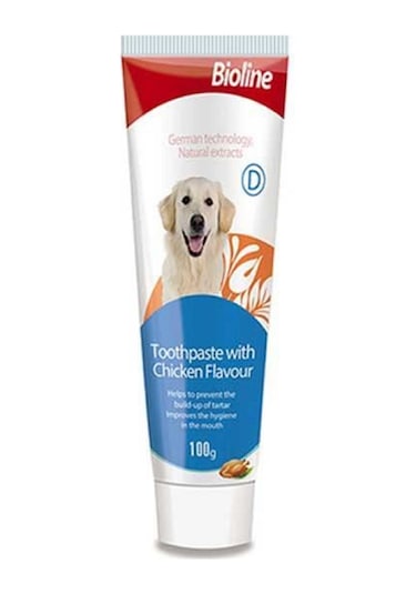 Bioline Tavuk Aromalı Köpek Diş Macunu 100 G