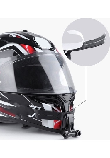 Novahub Tutucu Standı Motosiklet Montaj Kask Kamera Hero Eylem Çene Altın Aksesuarı 9 8 7 10 Ow Altın