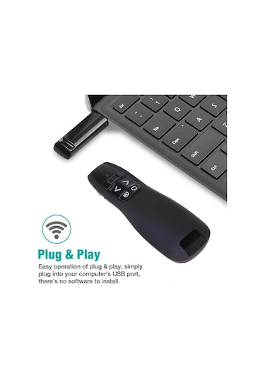 Dk-R400 Sunum Kumandası - Sunum Kalemi - Powerpoint Kumandası