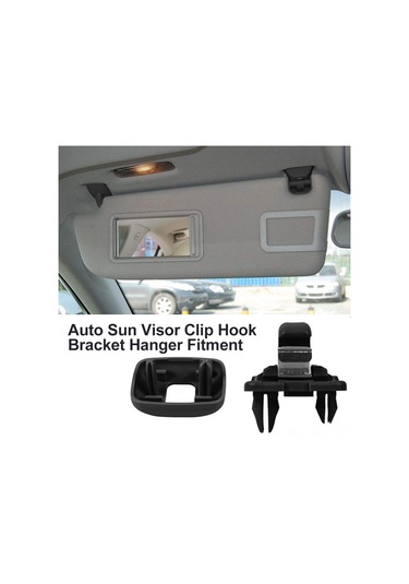 Springsun Audi A1/a3/a4/a5/a6/q3/q5/tt Exeo Rs3/rs4/rs5 Güneş Visörü Kolu Tutucu Abs Plastik Siyah Montaj Demiri