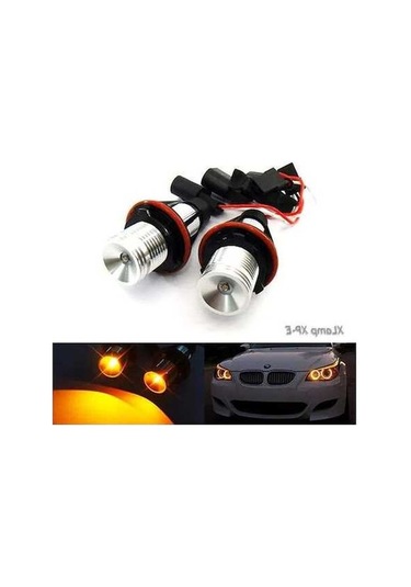 Didadodo 2 Canbus Cree Angel Eyes Ampul - Led Amber Rengi - Gündüz Farları İçin - E39 E60 E61 E87 E53 E63 E65 İçin, Güvenli Görüş İçin