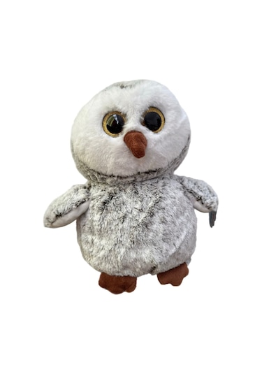 Sevimli Baykuş Kanatlı 30 Cm Uyku Arkadaşım Peluş Oyuncak Gri