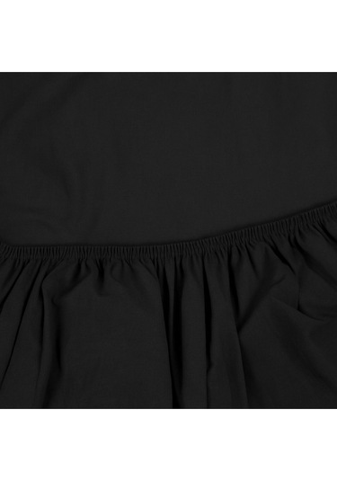 Nox Fitted Çarşaf Siyah 120x200 Cm Siyah