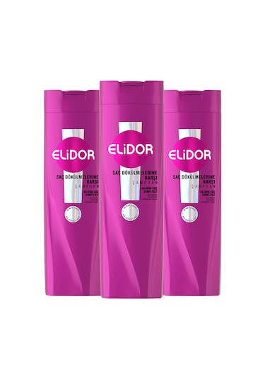 Elidor Saç Dökülmelerine Karşı Bakım Şampuanı 3 x 400 ML