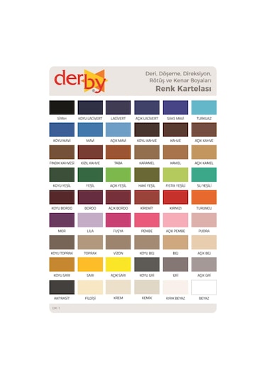 Derby Deri Mont Boyası ve Sabitleme Cilası 100 G Set