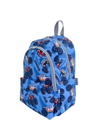 Superbag Erkek Çocuk Ilkokul Çantası Off Road Araba Desenli Sırt Çantası Beslenmelik Kalemlik 3'lü