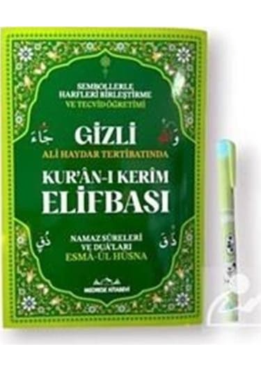 Gizli Kuran Elifbası Tecvidli Işıklı Kalem Hediye Ali Haydar...