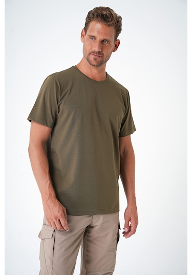 Mecanık Casual Neo Organic T-shirt Haki