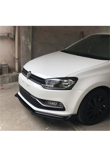 Vw Polo Ön Lip 3 Uyumlu Parça Parlak Siyah 2009-2017