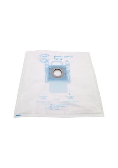 Hombey Bosch Süpürge İçin 3 Adet Nonwoven Toz Torbası - Filtre Aksesuarı Beyaz 28x28cm 78g