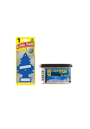 California Scents ve Little Trees Yeni Araba Koku  Seti