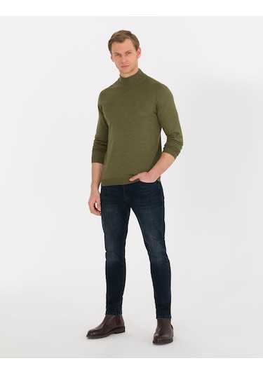 Pierre Cardin Erkek Açık Yeşil Kazak /triko 50257313-vr092 Açık Yeşil