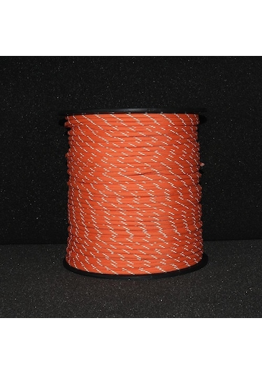 Mg Ropes Paracord İp 4 Mm Reflektörlü Turuncu No:53 10 Metre Çok Renkli