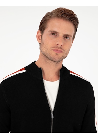 Pierre Cardin Erkek Siyah Hırka Triko 50296447-vr046 Siyah