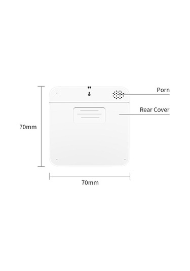 Jms Tuya Wifi Akıllı Sıcaklık Nem Sensörleri Saat Tarih Hafta Ekranı Akıllı Ev Ofis
