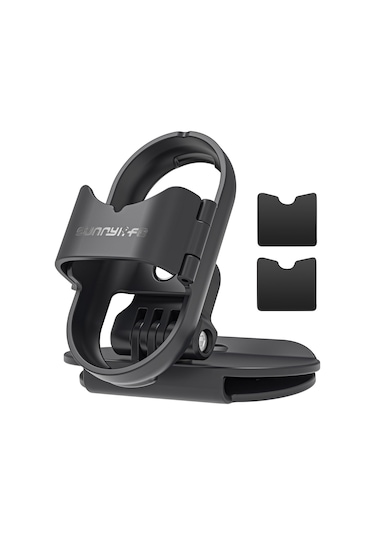 Sunnylıfe G3s-j867 Insta360 Go 3 S/go 3 Eylem Kamera Şapka Ağız Klip 360 Derece Rotasyon Şapka Montaj Klipsi