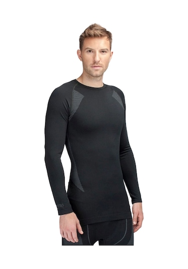 Thermoform Extreme Erkek Seamless Termal Uzun Kollu İçlik Seti Siyah Renkli