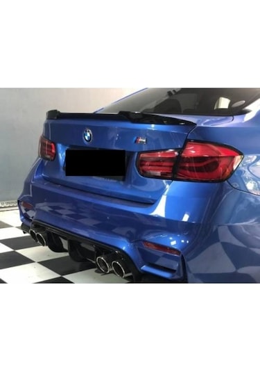 Bmw M3 2012 - 2018 F80 Vorsteiner Arka Difüzör Plastik