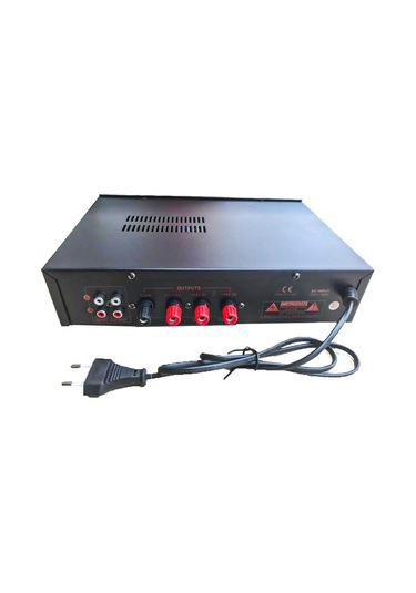 Notel NOT PA 82T Anfi 80W Trafolu 2 Mikrofon Girişli USB + Bluetooth