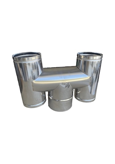 Paslanmaz H Baca 13 Cm Çapında Soba Borusu İçin