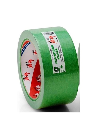 Ve-ge Dış Ortam Maskeleme Bantı Yeşil 48mmx30