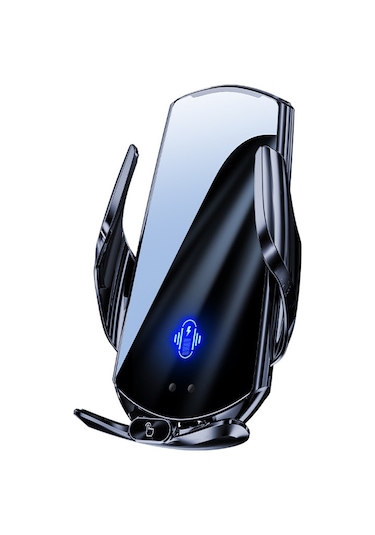 Q15 Araç Hava Firar Dağı Manyetik Kablosuz Şarj Standı Telefon Tutucu Siyah