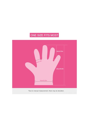 Tenfowee "100'lük Pe Eldiven - Gıda Güvenliği, Temizlik Ve Mutfak Kullanımı İçin" ŞeffAF