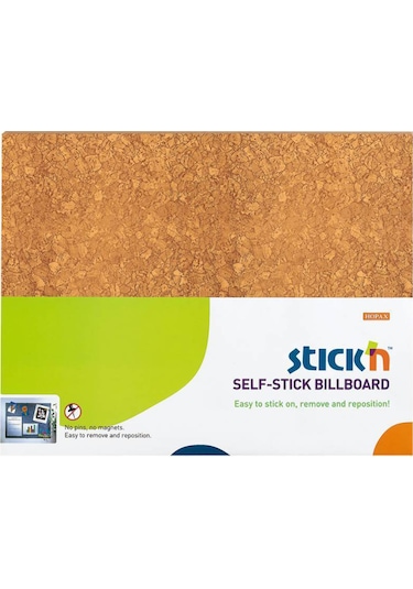 Hopax Stickn Kahve Kendinden Yapışkanlı Pano 58 x 46 CM - 23023