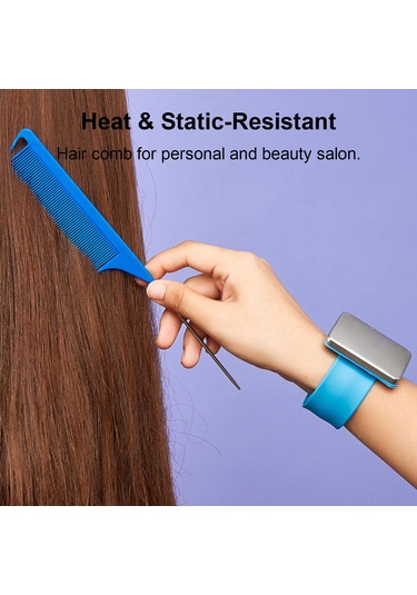 Suofeng 4'lü Saç Tarak Seti - İnce Dişli, Kuyruk Taraklı, Kesim Tarağı Ve Çift Taraflı Fırça İle Anti-statik Saç Bakımı