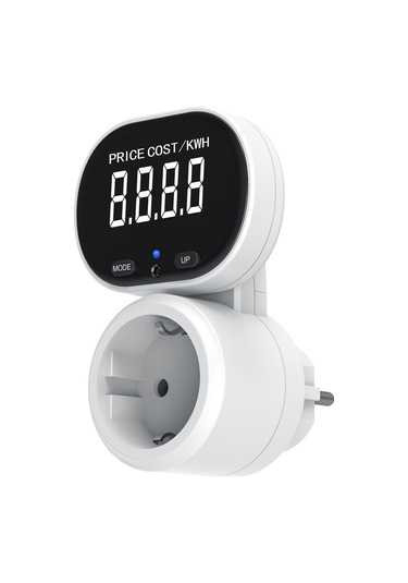 Kosona 45 Dönebilen Ekranlı Akıllı Enerji Ölçer Priz - 230v Avrupa Modeli