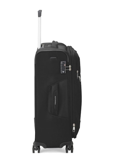 Roncato Joy Trolley Expandable Medium Orta Boy Tekerlekli Valiz Siyah Nero Siyah