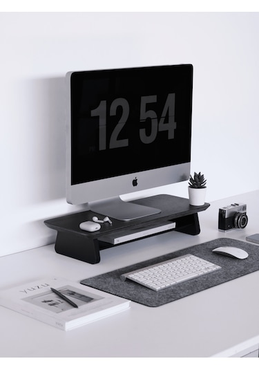 Küçük Monitör Standı Ceviz