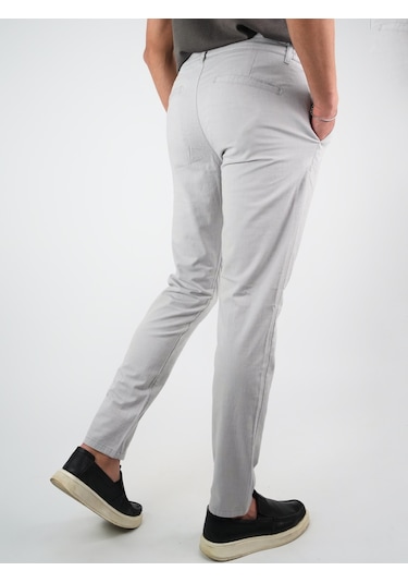 Digital Jeans Erkek Keten Jogger Açık Gri Pantolon Açık Gri