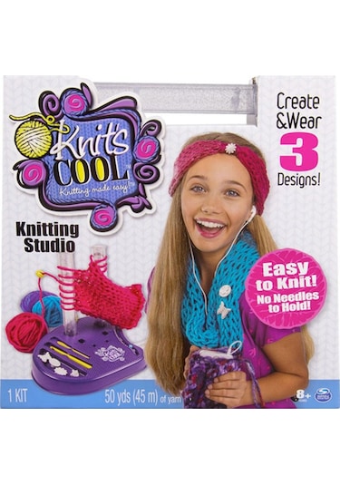 Knits Cool Örgü Stüdyosu Eğitici Oyuncak Örgü Örme Makinesi