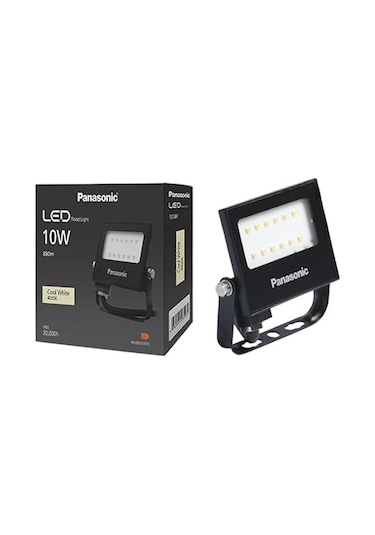 Panasonic Led Floodlight 10w 850lm 4000k, Kelvin-günışığı Çok Renkli
