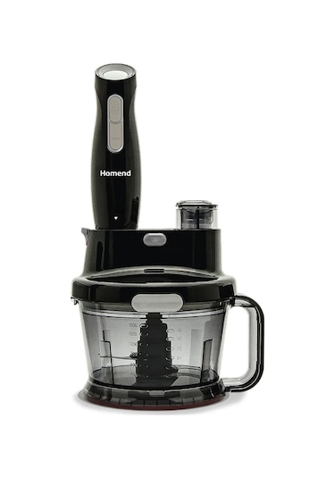 Homend Functionall 2808H Mutfak Robotu Siyah Gri