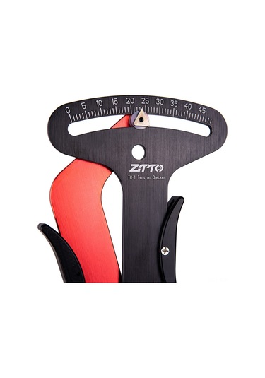 Geeroyoo Ztto Bisiklet Tekerlek Teli Gerginlik Ölçer - Alüminyum Alaşım - 20cm - Siyah Siyah